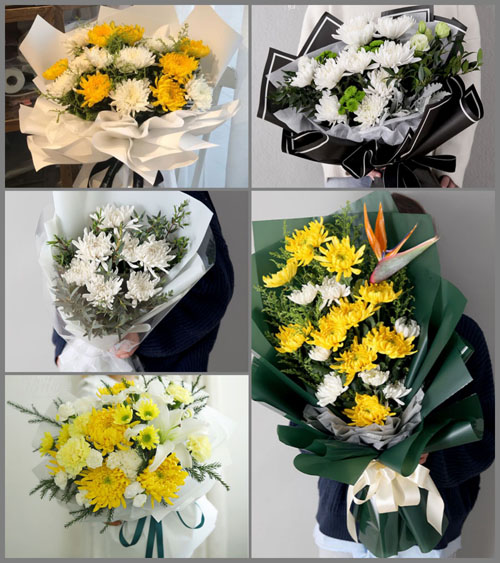 山西临汾蒲县山中乡白事花束代送